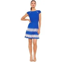 LIPSY Minikleid Lipsy Mini-Strickkleid mit U-Boot-Ausschnitt (1-tlg)