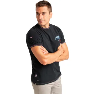 Herren Kurzarm Baumwoll-T-Shirt mit Print PRI2534