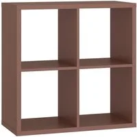 FORTE Standregal Mauro, Fachgröße 33x33cm, 4 Fächer