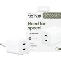 empower by PanzerGlass Turbo 45 W Charger 2x USB-C EU-Plug USB-Ladegerät