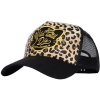 QueenKerosin Trucker Cap Wildcats (1-St) mit Leopardenoptik