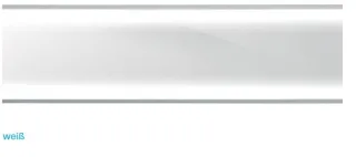 I-DRAIN Rostabdeckung Glaseinlage, 90 cm,ESG Glas Farbe weiß IDRO 0900GW