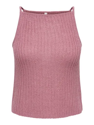 ONLY - ONLMIAMI SL STRAP TOP CC KNT Dusty Rose - Gr. - L