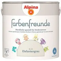 Alpina Wandfarbe Alpina 2,5 L Farbenfreunde, Elefantengrau No. 22