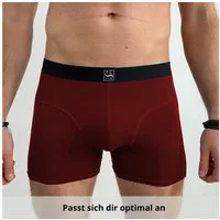 Sitztgut Boxershorts aus Baumwolle – Super Weich, Kratzfrei, Trocknergeeignet, Top Passform (Set, 6-St) Super Sitz dank 7-teiliger Schnitt statt 3-teilig, gekämmte Baumwolle