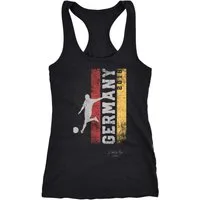 MoonWorks Tanktop Damen Tank Top Fan-Shirt Deutschland WM Fußball-Sommer 2026 Fußball mit Print