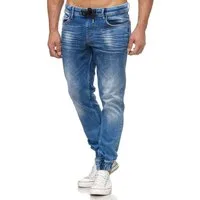 Tazzio Straight-Jeans 17506 Sweat Hose im Jogger-Stil