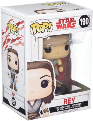 Funko 14743 POP Bobble: Star Wars: E8 TLJ: Rey