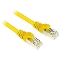 Patchkabel RJ45 Cat.6 S/FTP gelb, 10 Meter