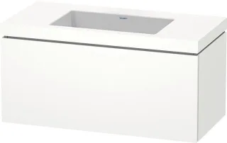 Duravit L-Cube c-bonded Set wandhängend Weiß 1000x480x500 mm - LC6918N8484 LC6918N8484