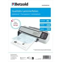 Betzold Schutzfolie Laminierfolien DIN A4, 100 Stück – Schutzfolien Dokumente