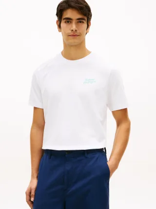PALM PHOTO PRINT TEE White - Gr. - L
