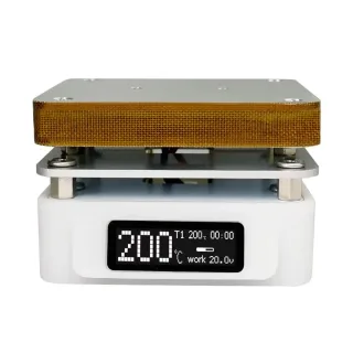 SEQURE T55 Preheating Rework Station, Constant Temp Adjustable Electronic Hot Plate For PCB SMD Heating Led Lamp Desolde