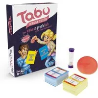 Hasbro Spiel Tabu Familien-Edition, das unaussprechlich gute Familienspiel, Made in Europe