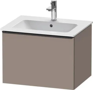 Duravit D-Neo Waschtischunterbau wandhängend Basalt Matt 610x462x440 mm - DE42610BD430000 DE42610BD430000