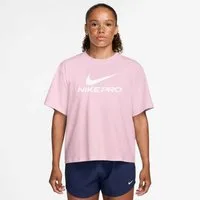Nike Kurzarmshirt W NP DF 365 SS LOOSE TOP Kurzarmdesign, mit Rundhalsausschnitt, normale Länge