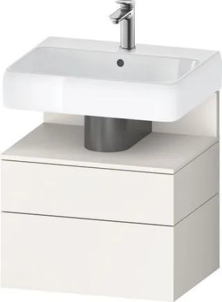 Duravit Qatego Waschtischunterbau wandhängend Weiß Supermatt 590x470x590 mm - QA4393084840010 QA4393084840010
