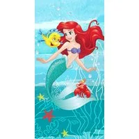 Disney Badetuch Arielle die Meerjungfrau Duschtuch Größe: 70 x 140 cm 100% Baumwolle, Baumwolle (1-St), 100% Baumwolle, trocknergeeignet, 40 Grad waschbar