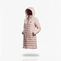 Geographical Norway Steppmantel Damen Outdoorjacke Regenjacke Frühling Leicht Lange