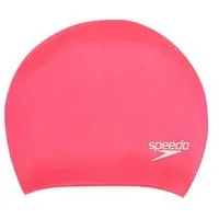 Speedo Badekappe LONG HAIR CAP AU PINK, für langes und mittellanges Haar, aus latexfreiem Silikon