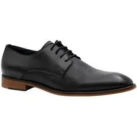 Engbers Herren Eleganter Business Lederschuh, Schwarz Schnürschuh