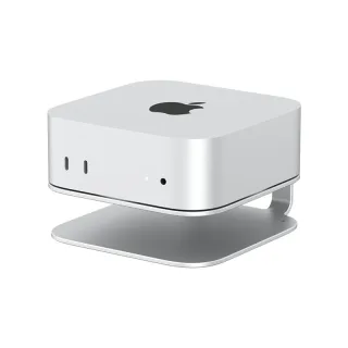 S60 Aluminum Cooling Stand Desktop for MacMini M4 M4 Pro 3mm Thickness Airflow Heat Dissipation Dock