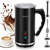 Aigostar Milchaufschäumer Milchaufschäumer Elektrisch 500W 240ml mit 3 Modi, Milchaufschäumer Elektrisch 500W 240ml mit 3 Modi