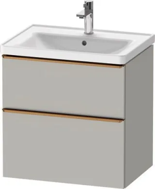 Duravit D-Neo Waschtischunterbau wandhängend Betongrau Matt 634x452x625 mm - DE4354004070000 DE4354004070000
