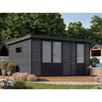 Fjordholz Gartenhaus Style DeLuxe 2-Raum 12,24 m²