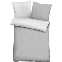 Castell - Markenbettwäsche Bettwäsche 0560500, Microfaser, 2 teilig, Microfaser-Satin,2 teilig, pflegeleichte Bettwäsche mit Reißverschluss