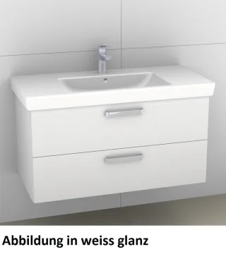 Artiqua 414 Waschtischunterschrank für Subway 2.0 7175A0 Sangallo Grau quer, 414-WU2L-V71-7154-432 414-WU2L-V71-7154-432