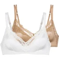 Dorina Bralette Origins Shiny Micro mit zarter Spitzenborte, glänzend, verstellbare Träger
