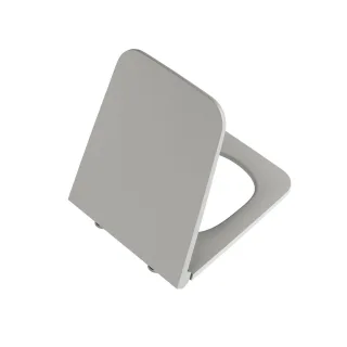 VitrA Equal WC-Sitz Slim mit Absenkautomatik Duroplast Steingrau Matt,119-476R009 119-476R009