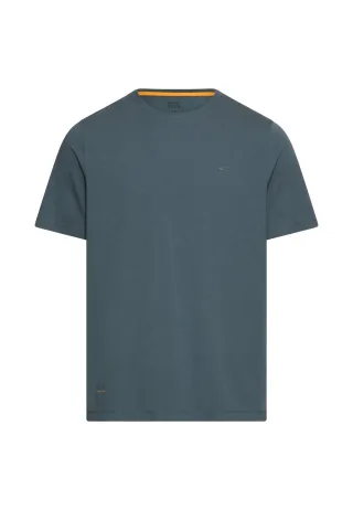 camel active - fleXXXactive© T-Shirt mit 4-Wege-Stretch tinted blue - Gr. - L