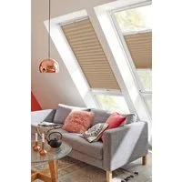sunlines Dachfensterplissee Classic Style Crepe, Lichtschutz, verspannt, verschraubt, mit Führungsschienen