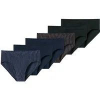 Schiesser Slip 6er Pack 95/5 Essentials (Spar-Set, 6-St) Mini Slip / Unterhose - Baumwolle - ohne Eingriff - Atmungsaktiv