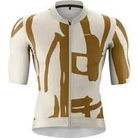 Gonso Radtrikot Road Jersey Print M Herren Fahrradtrikot, modernes Trikot mit 3-teiliger Rückentasche