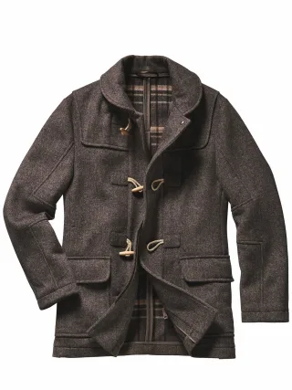 Mey & Edlich Herren Brigantine-Dufflecoat Braun 50 % Wolle, 50 % Polyester