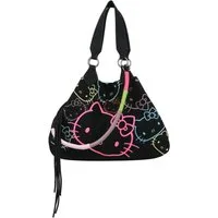 Fritzi aus Preußen Schultertasche Izzy Medium Limited Head Flocked, mit tollen Hello Kitty-Prints