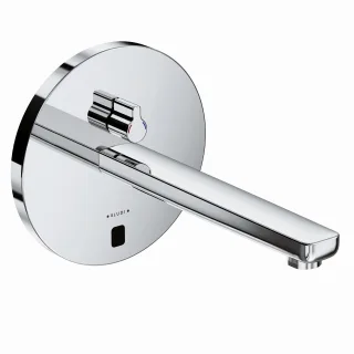 Kludi ZENTA-E Unterputz-Wandarmatur, Run mit Mischhebel, 240mm Ausl. chrom, 3840105 3840105