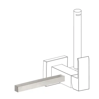 Tres Handtuchhalter Beidseitig installierbar (Ref 00612301AC, 00612302AC) , 03412402AC 03412402AC