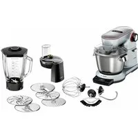 BOSCH Küchenmaschine OptiMUM MUM9DT5S41, 1500 W, 5,5 l Schüssel, integrierter Timer, diverses Zubehör, Knethaken, Schlag-, Silikonbesen