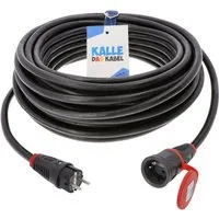 KALLE DAS KABEL Verlängerungskabel KALLE Classic 1,5 mm² 20 m Verlängerungskabel, Schuko 230V (2000 cm)