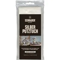 Schrader S1600101, Silber Putztuch Reinigungstuch (zum Polieren und zur Entfernung von Anlaufstellen - Made in Germany)