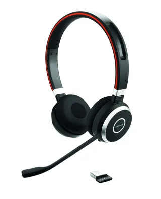 Jabra Evolve 65 MS Stereo On-Ear Kopfhörer [kabellos] schwarz