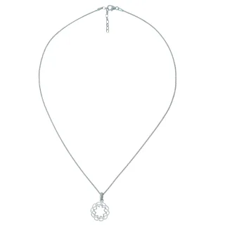 Orphelia 'Jasmine' Damenkette mit Anhänger aus 925er Sterlingsilber - Silber ZH-7076