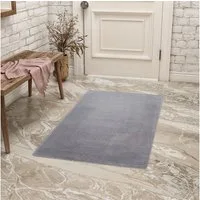 Teppium Teppich Unicolor - Einfarbig, Läufer, Höhe: 11 mm, Kurzflor Teppich Anti-Rutsch Rückseite Waschbar Flauschiger