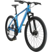 Bikestar Mountainbike 27.5 Zoll, ab 167 cm, Aluminium, Damen, Herren, 21 Gang Shimano Tourney RD-TY300 Schaltwerk, Kettenschaltung, Scheibenbremse, Rahmen 46 cm, Hardtail