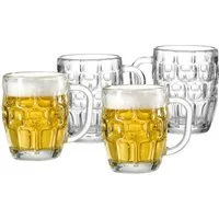 Ritzenhoff & Breker Bierkrug Luis, 4-tlg., Glas, 4er Set, je 500 ml