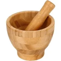 Cheffinger Salz-/Pfeffermühle Mörser Gewürzmörser mit Stößel Küchenmörser Gewürzmühle Cheffinger